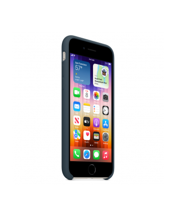 apple Etui silikonowe do iPhonea SE - błękitna toń