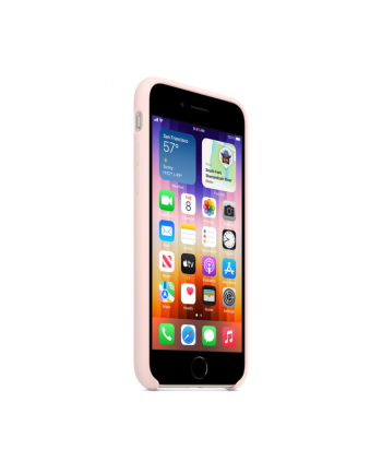 apple Etui silikonowe do iPhonea SE - kredowy róż