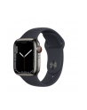 apple Watch Series 7 GPS + Cellular, 45mm Koperta ze stali nierdzewnej w kolorze grafitowym z paskiem sportowym w kolorze północy - Regular - nr 1
