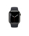 apple Watch Series 7 GPS + Cellular, 45mm Koperta ze stali nierdzewnej w kolorze grafitowym z paskiem sportowym w kolorze północy - Regular - nr 2