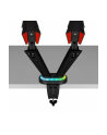 icybox Uchwyt na dwa monitory IB-MSG304BL-T do 32 cali z Hub i podświetleniem RGB - nr 8