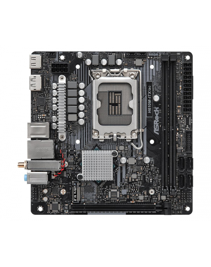 asrock Płyta główna H610M-ITX/ac s1700 2DDR4 DP/HDMI M.2 mini-ITX główny