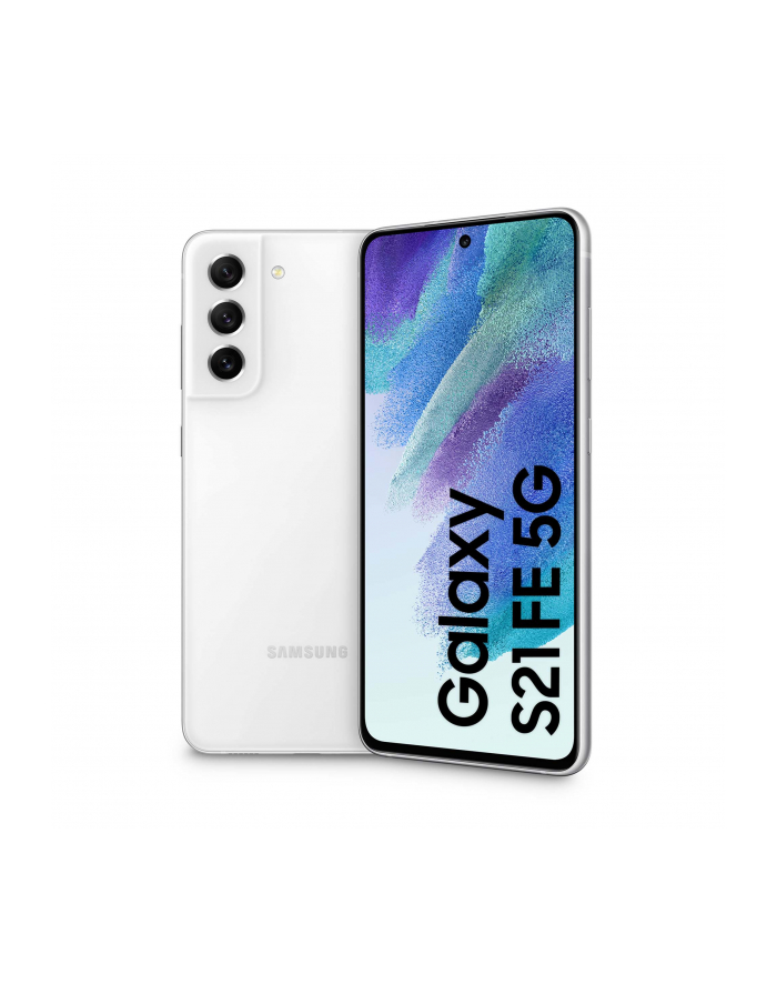 Samsung Galaxy S21 FE 5G 128GB Dual SIM biały (G990) 6.4'' | Snapdragon 888 | 6/128GB | 5G | 3+1 Kamera | 12+12+8MP | System Android 12 główny