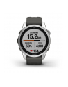 Garmin Fenix 7S srebrny z grafitowym paskiem - nr 30