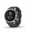 Garmin Fenix 7 srebrny z grafitowym paskiem - nr 8