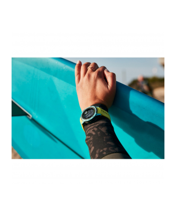 Garmin Instinct 2S Surf Edition Waikiki z czujnikiem tętna HRM Elevate ( jaskrawoturkusowy / liminkowy pasek)