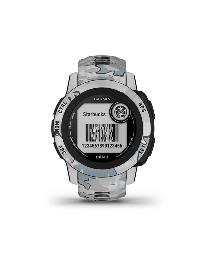 Garmin Instinct 2S Camo Edition z czujnikiem tętna HRM Elevate (mglisty moro / mglisty pasek) główny