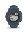 Garmin Instinct 2 Solar z czujnikiem tętna HRM Elevate (ciemnobłękitny / ciemnobłękitny pasek) - nr 2