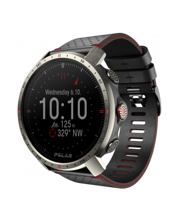 POLAR GRIT X PRO Titan M/L Komunikacja: Bluetooth | Wyświetlacz: 1,2” | Pulsometr | GPS | Wodoszczelność 10 ATM