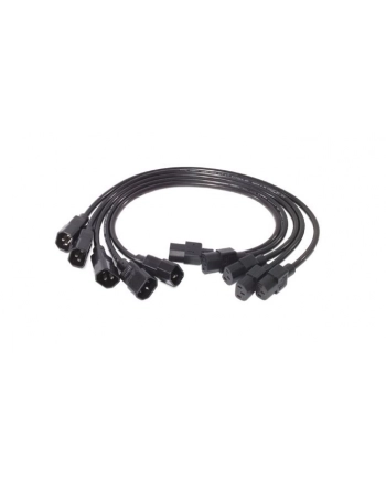 apc Kabel zasilający 5 sztuk AP9890  C13 - C14, 0.6m