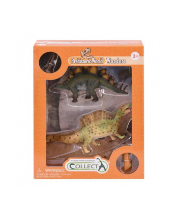 Dinozaury Spinozaur i Stegozaur 89876 COLLECTA