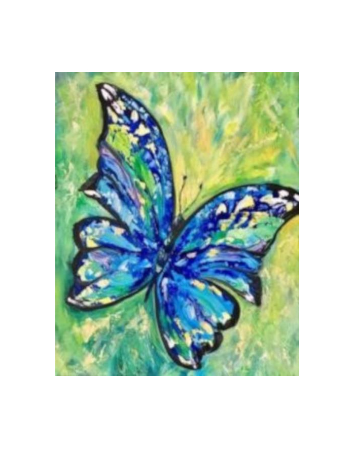 norimpex Malowanie po numerach Motyl niebieski 40 x 50 5574 główny