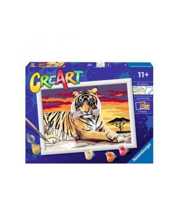 Malowanka CreArt dla dzieci: Tygrys 289370 RAVENSBURGER malowanie po numerach