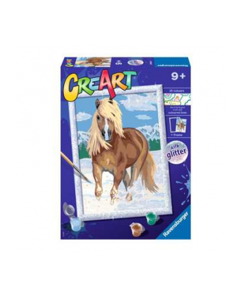 Malowanka CreArt dla dzieci: Królewski koń 289400 RAVENSBURGER malowanie po numerach