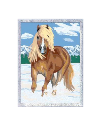 Malowanka CreArt dla dzieci: Królewski koń 289400 RAVENSBURGER malowanie po numerach