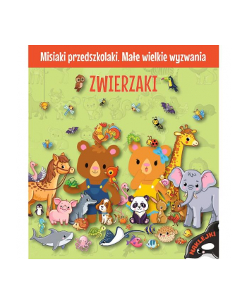 Książka Misiaki przedszkolaki. Małe wielkie wyzwania. Kochamy zwierzaki 09093 Trefl