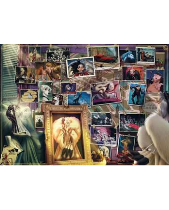 Puzzle 1000el Villainous Cruella de Vil 168866 RAVENSBURGER nr 2