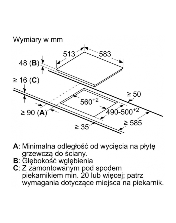 bosch *PKE645BB2E Plyta ceramiczna główny