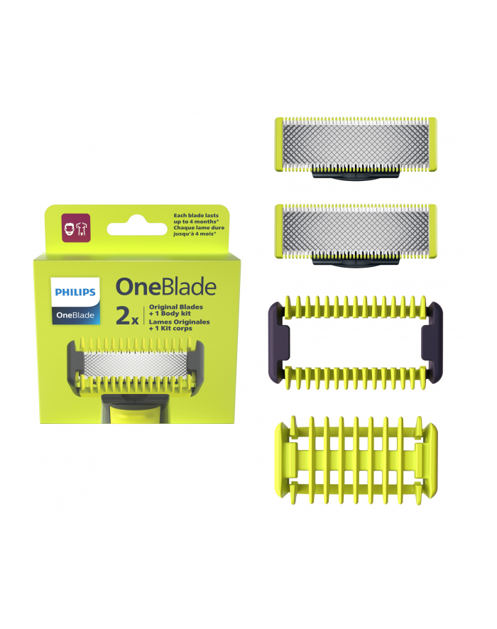 philips Zestaw OneBlade Face+Body QP620/50 główny