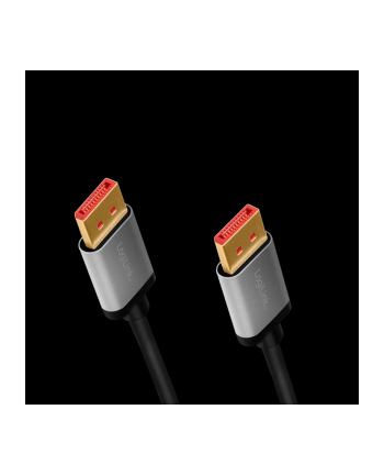logilink Kabel DisplayPort 8K/60 Hz,DP/M do DP/M aluminiowy 1m