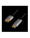 logilink Kabel DisplayPort 4K/60 Hz,DP do HDMI aluminiowy 2m - nr 7
