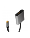 logilink Adapter USB-C do DP/F, 4K/60Hz, Aluminiowy 0.15m - nr 2