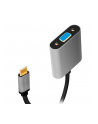 logilink Adapter USB-C do VGA, 1080p, aluminiowy 0.15m - nr 2