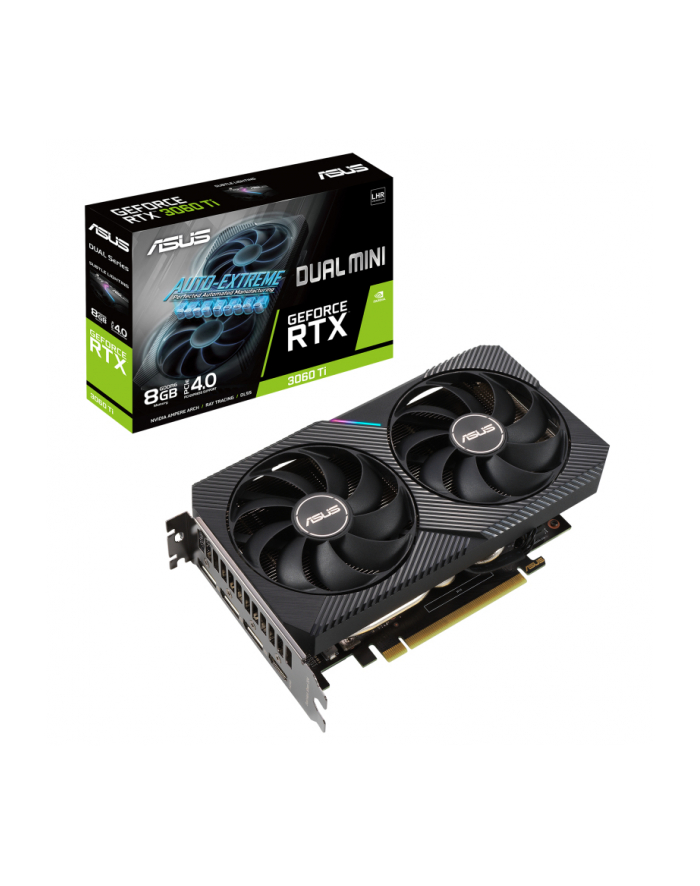 asus Karta graficzna GeForce RTX 3060 Ti Dual Mini V2 8GB GDDR6 256bit LHR 3DP/HDMI główny