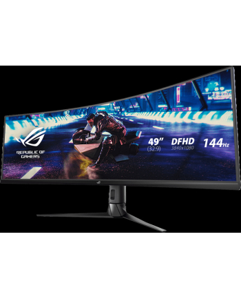 asus Monitor 49 XG49VQ VA 32:9 (3840 x 1080) ROG Strix 144Hz 4ms 1200nit 125% sRGB HDR400 HDMI DP USB B 2xUSB3.0 GŁOŚNIK