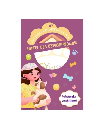 Biuro projektów '';Stylove wnętrza Zuzy'';. Hotel dla czworonogów KS66973 Trefl