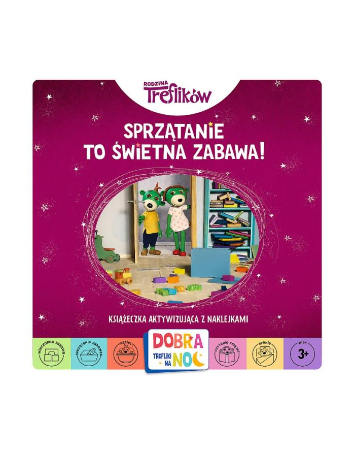 Sprzątanie to świetna zabawa. Dobranoc Trefliki na noc KS36688 Trefl główny