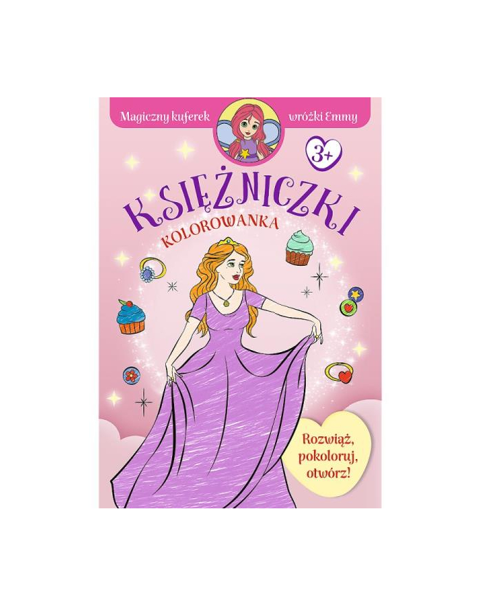 Magiczny kuferek wróżki Emmy. Rozwiąż pakuj otwórz! Księżniczki KS66041 Trefl główny
