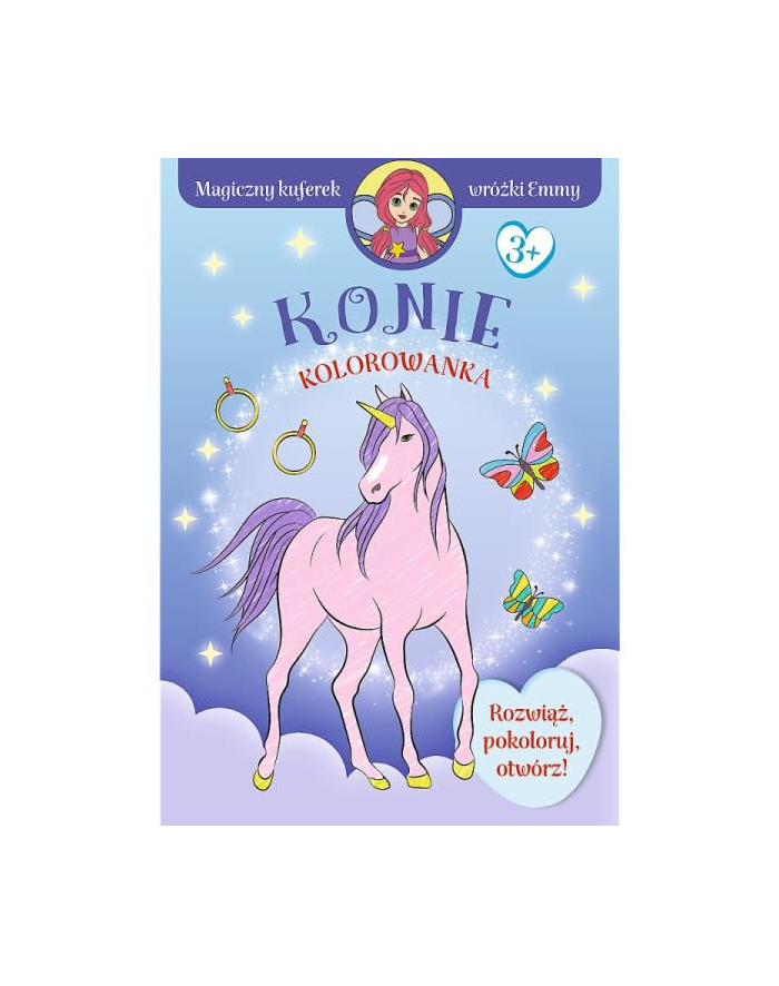 Magiczny kuferek wróżki Emmy. Rozwiąż pakuj otwórz! Konie KS66058 Trefl główny