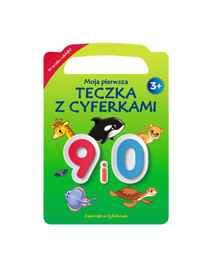 Zwierzaki w cyferkowie. Moja pierwsza teczka z cyferkami. 9 KS66676 Trefl główny