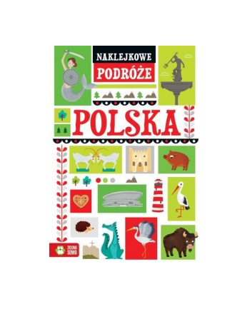 zielona sowa Książka Naklejkowe podróże. Polska