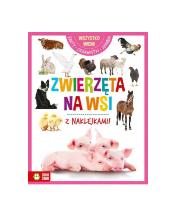 zielona sowa Książka Wszystko wiem! Zwierzęta na wsi