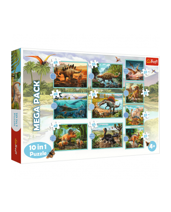 Puzzle 10w1 W świecie dinozaurów 90390 Trefl nr 2