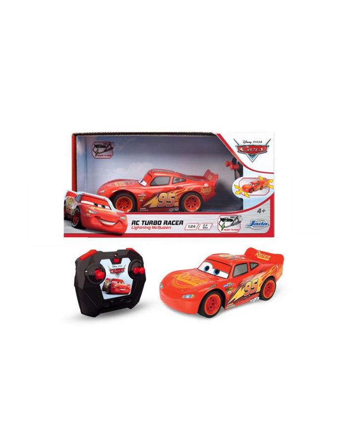 Auto na radio Zygzak McQueen Turbo Racer 17cm Auta3 Cars Dickie główny