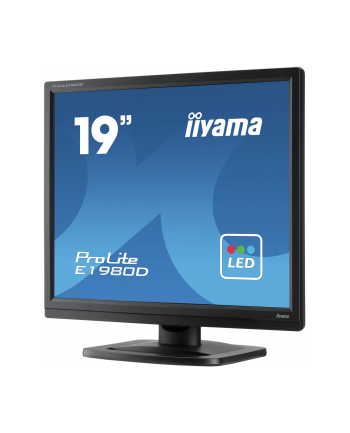 iiyama Monitor 19 cali ProLite E1980D-B1 VGA,DVI,5:4,TN,5ms,250cd