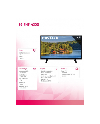 finlux Telewizor LED 39 cali 39-FHF-4200
