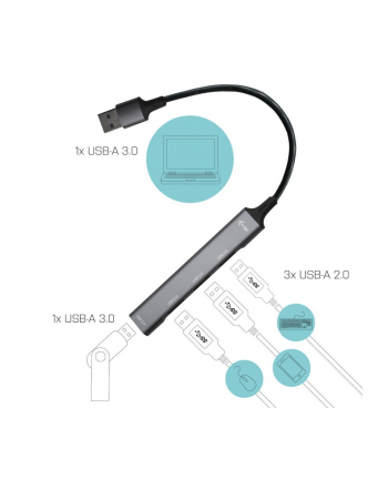 i-tec Hub USB 3.0 1x USB 3.0 + 3x USB 2.0