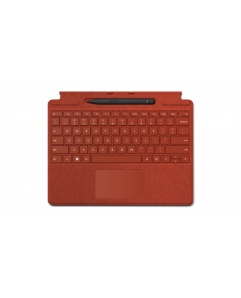 microsoft Klawiatura Surface Signature Keyboard z piórem Surface Slim Pen 2 Commercial Poppy Red 8X8-00027 do Pro 8 / Pro X