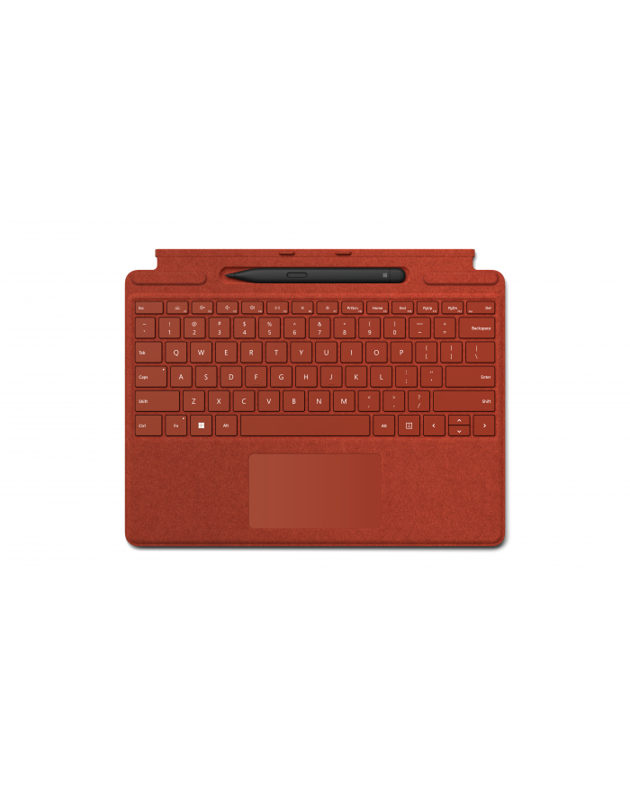 microsoft Klawiatura Surface Signature Keyboard z piórem Surface Slim Pen 2 Commercial Poppy Red 8X8-00027 do Pro 8 / Pro X główny