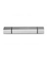 digitus Czytnik kart 3-portowy USB Typ C/ USB 3.0 SuperSpeed SD Micro SD HQ  aluminium Szary - nr 31