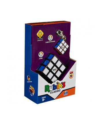 Kostka Rubika 3x3 oraz brelok. Zestaw Rubik's Classic 6064011 Spin Master