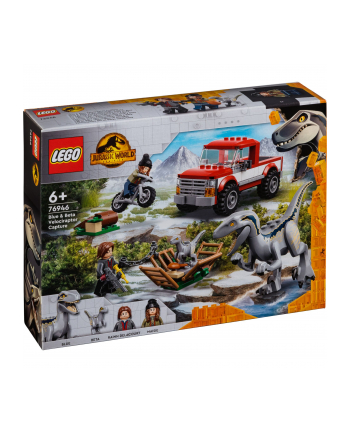 LEGO 76946 JURASSIC WORLD Schwytanie welociraptorów Blue i Bety p6