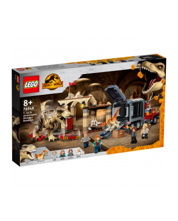 LEGO 76948 JURASSIC WORLD Ucieczka tyranozaura i atrociraptora p3