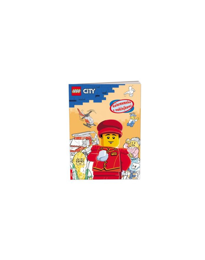 Książka LEGO CITY. Kolorowanka z naklejkami NA-6003 AMEET główny