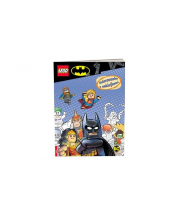 ameet Książka LEGO DC COMICS. Kolorowanka z naklejkami NA-6451