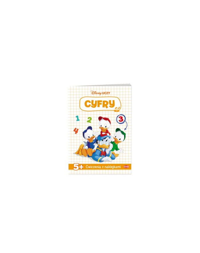 Książka DISNEY UCZY MIKI. Ćwiczenia z naklejkami. Cyfry UDN-9305 AMEET główny